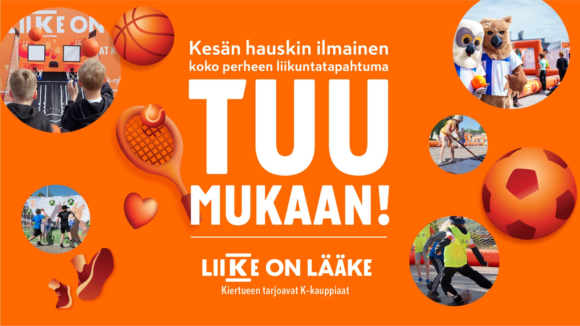 LIIKE ON LÄÄKE -KIERTUE KUTSUU KOKO PERHEEN LIIKKEELLE!